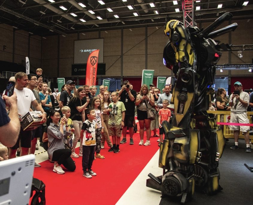 Transformers var et kæmpe hit for børnene til Auto Show